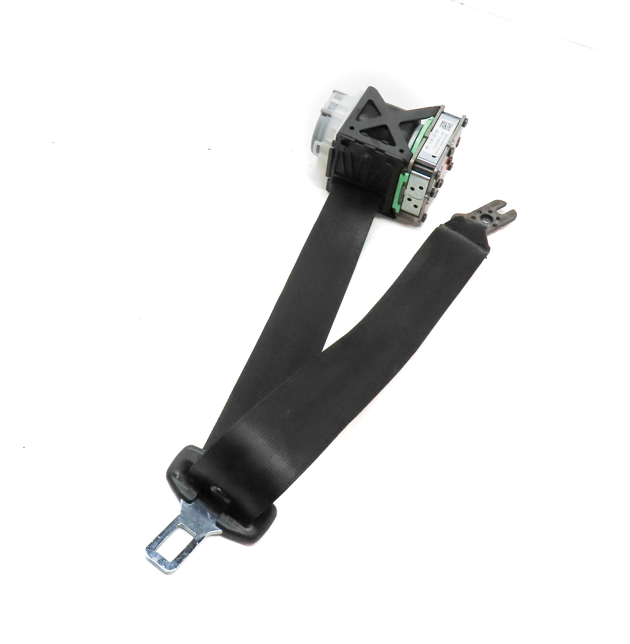 2012 AUDI A8 (D4 4H) REAR CENTER SEAT BELT SEATBELT RETRACTOR (BLACK) — exact item pictured